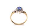 9ct Sapphire & Diamond Cluster Ring