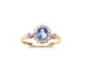 9ct Sapphire & Diamond Cluster Ring