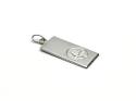 Silver Ingot St Christopher Pendant 14mm x 27mm