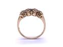9ct Synthetic Sapphire & CZ Ring