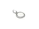 Silver Round St Christopher Pendant 14mm