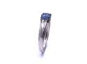 9ct White Gold Fluorite & Diamond Ring