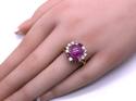 18ct Yellow Gold Ruby & Diamond Ring