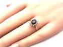 18ct Sapphire & Diamond Cluster Ring