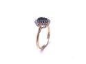 18ct Sapphire & Diamond Cluster Ring