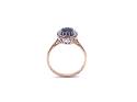 18ct Sapphire & Diamond Cluster Ring