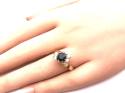 18ct Sapphire & Diamond Twist Ring