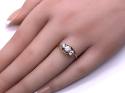 18ct Yellow Gold Diamond 3 Stone Ring