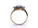 18ct Yellow Gold Diamond 3 Stone Ring