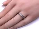 Platinum Diamond Wishbone Ring