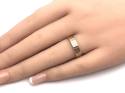 9ct Yellow Gold Patterned Wedding Ring