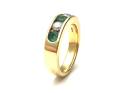 18ct Emerald & Diamond Eternity Ring