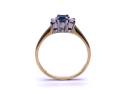 18ct Sapphire & Diamond 3 Stone Ring