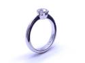 18ct White Gold Diamond Solitaire Ring