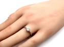 18ct White Gold Diamond Solitaire Ring