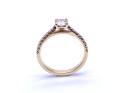 18ct Yellow Gold Diamond Solitaire Ring