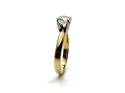18ct Yellow Gold Diamond Solitaire Ring
