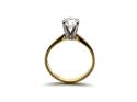 18ct Yellow Gold Diamond Solitaire Ring