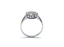 18ct White Gold Diamond Cluster Ring