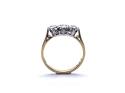18ct Yellow Gold Diamond 3 Stone Ring