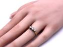 18ct Yellow Gold Diamond 3 Stone Ring