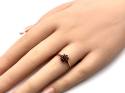 9ct Yellow Gold Garnet Cluster Ring