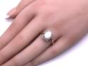 9ct Opal & Diamond Ring