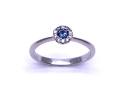 18ct Sapphire & Diamond Ring