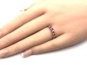 9ct Ruby & Diamond Eternity Ring