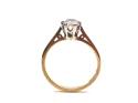 9ct Yellow Gold CZ Solitaire Ring