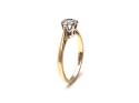 9ct Yellow Gold CZ Solitaire Ring