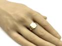9ct Yellow Gold Plain Signet Ring