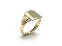 9ct Yellow Gold Plain Signet Ring