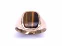 9ct Yellow Gold Tigers Eye Ring