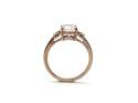 9ct Morganite & Diamond Ring