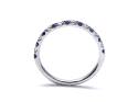 Platinum Sapphire & Diamond Eternity Ring