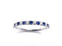 Platinum Sapphire & Diamond Eternity Ring