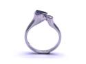 9ct Tanzanite & Diamond Ring
