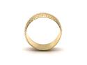 18ct Patterned Wedding Ring 7.5mm