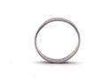 18ct White Gold Patterned Wedding Ring