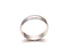 9ct White Gold Wedding Ring 4mm