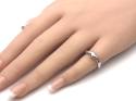 Platinum Shaped Wedding Band 3mm