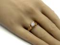 9ct Yellow Gold Diamond Solitaire Ring