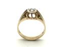 9ct Yellow Gold Diamond Solitaire Ring