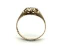 9ct Yellow Gold Diamond Starburst Ring