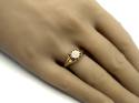 9ct Yellow Gold Diamond Starburst Ring