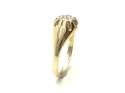 9ct Yellow Gold Diamond Starburst Ring