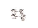 Platinum Laboratory Grown Diamond Earrings 1.40ct