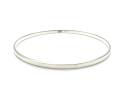 Silver Flat Solid Bangle