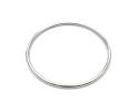 Silver Solid Rounded Bangle